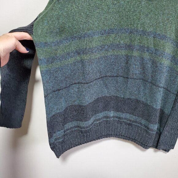 PERUVIAN CONNECTION Pima Cotton Knit Turtleneck Sweater Oversized Women's XS/S - Picture 6 of 12